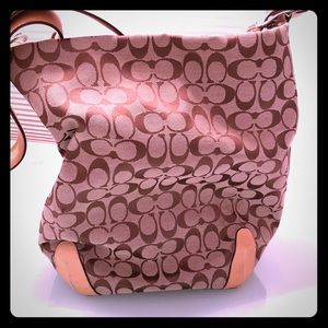 Coach Duffel bucket monogram bag